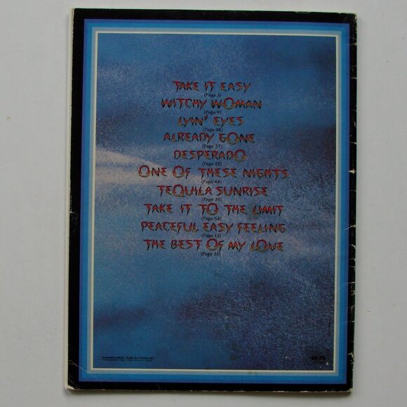 Eagles Their Greatest Hits 1971 - 1975 Piano Guitar Vocal Music Song Book - Picture 8 of 8